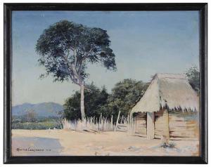 GOMEZ CAMPUZANO Ricardo 1893-1981,Rancho de Tierra Cabiente,1955,Brunk Auctions US 2017-03-24