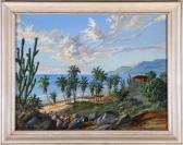 GOMEZ G.R 1900-1900,Tropical Coastal Scene,Gray's Auctioneers US 2014-03-19