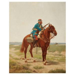 GOMEZ MARTIN Enrique 1800-1900,Soldado a caballo,19th century,Lamas Bolaño ES 2022-12-19