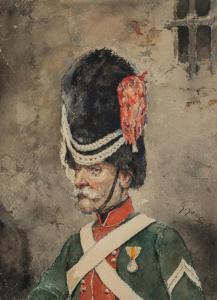 GOMEZ NEDERLEYTNER German 1847-1895,Retrato de un militar,Alcala ES 2023-12-21