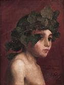 GOMEZ RODRIGUEZ JERORIMO 1900-1900,Retrato de niño como Baco,Arte Información y Gestión 2012-11-21