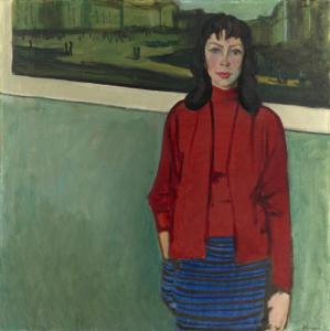 GONCHAROV Grigory Andreyevich 1913-2001,Portrait of Irina Rotova,1958,MacDougall's GB 2018-11-29