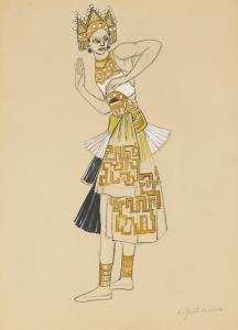 GONCHAROVA Nataliia Sergeevna 1881-1962,COSTUME DESIGN,Sotheby's GB 2016-06-07