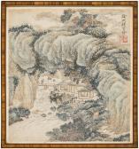 GONG Qian 1573-1620,PAYSAGE,16th/17th century,Christie's GB 2020-06-23