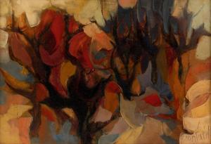 GONTARD Moris 1940,Composition abstraite,1963,Delorme-Collin-Bocage FR 2022-11-25