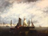GONTARD Moris 1940,Ships in a Harbor,1884,Clars Auction Gallery US 2018-04-22