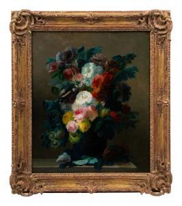 GONTIER Clement 1876-1918,Still Life with Bouquet of Flowers,Hindman US 2022-08-16