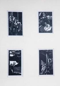 GONTSCHAROW Andrej Dmitrijewitch,Shakespeare illustrations,1964,Auktionshaus Dr. Fischer 2020-12-04