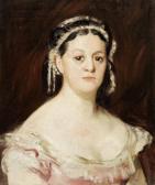 GONZALES Eva 1849-1883,Portrait de femme,Bonhams GB 2017-06-22