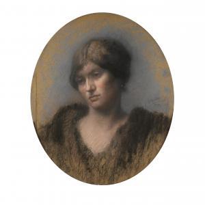 GONZALEZ Julio 1876-1942,Portrait de Madame Second-Weber,1913,Cornette de Saint Cyr FR 2024-02-21