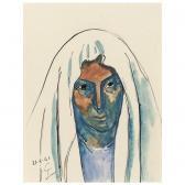 GONZALEZ Julio 1876-1942,vierge bleue et ocre,1941,Sotheby's GB 2004-02-04