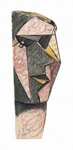 GONZALEZ Julio 1876-1942,Visage cubiste,1936,Christie's GB 2015-03-25