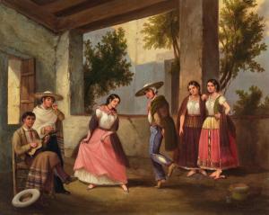 GONZALEZ SERRANO Manuel 1917-1960,El baile,1850,Sotheby's GB 2024-01-19