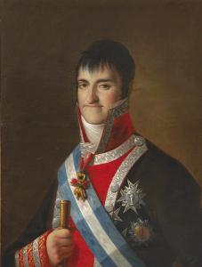 GONZALEZ VELAZQUEZ Zacarias 1763-1834,Retrato de Fernando VII,Subastas Segre ES 2021-12-14