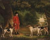 GOOCH Thomas 1750-1802,Portrait of Thomas Sebright with Hounds of the New,Christie's GB 1998-06-05
