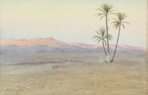 GOODALL Agnes,Desert scene with figures,1910,Ewbank Auctions GB 2020-03-19