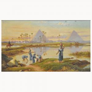GOODALL Frederick 1822-1904,By the Nile,Gilding's GB 2017-10-10
