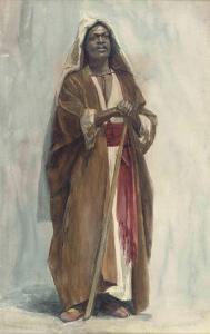 GOODALL Frederick 1822-1904,Portrait of a nubian,Christie's GB 2011-07-08