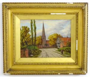 GOODALL George 1800-1900,Yardley, An English village scene with fi,20th century,Claydon Auctioneers 2023-12-30