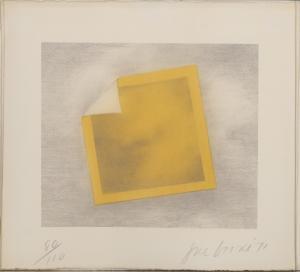 GOODE Joe 1937,Untitled (Yellow square),1971,Rosebery's GB 2024-04-18