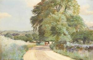 GOODFELLOW Alfred 1800-1900,Englische Landschaft mit Kühen,Wendl DE 2018-06-21