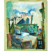 GOODMAN Bertram 1904-1988,Roof Tops,Kodner Galleries US 2018-04-04