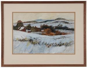 GOODMAN Dorothy 1926-2001,Winter Mountain Landscape,1975,Brunk Auctions US 2014-05-17