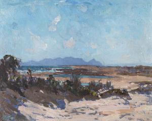 GOODMAN Robert Gwelo 1871-1939,Seascape with Table Mountain in the Background,Strauss Co. 2024-03-19