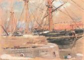 GOODWIN Albert 1845-1932,Bristol docks,Christie's GB 2007-02-21