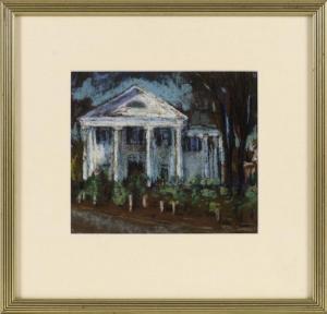 GOODWIN Arthur Clifton 1866-1929,Greek Revival house,20th Century,Eldred's US 2017-11-02