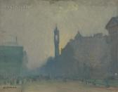 GOODWIN Arthur Clifton 1866-1929,Sunset on Boylston Street, Boston,Skinner US 2018-09-21