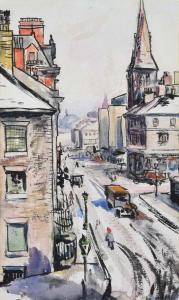 GOODWIN Arthur 1922-1998,Hope Street, Liverpool,1947,Peter Wilson GB 2022-03-10