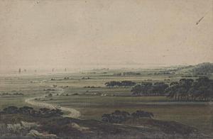 GOODWIN Edward,View of the Severn from Penpole point Kings Weston,1836,Christie's 2013-09-18