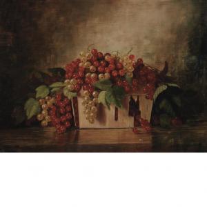 GOODWIN Richard LaBarre,Still Life of Red and Green Currants in a Basket,William Doyle 2014-10-01