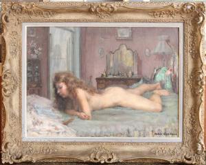 GOODWIN Robin 1909-1997,Nude at rest on her bed,Tennant's GB 2023-08-19