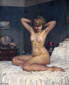 GOODWIN Robin 1909-1997,Nude seated on a bed,Woolley & Wallis GB 2014-12-10