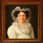 GOOS Carl 1797-1862,Portrait of a young womanin a white dress,Bruun Rasmussen DK 2010-02-15