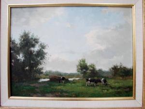 GOOSEN Frits J 1943,Dutch Rural Landscape,Silverwoods GB 2017-04-20