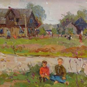 Gorbachenko V S,The village,1982,Burstow and Hewett GB 2019-08-21