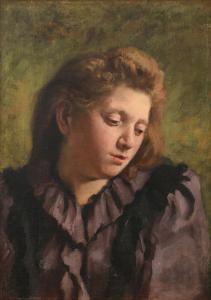 GORDIGIANI Michele 1830-1909,Ritratto femminile,Meeting Art IT 2024-04-20