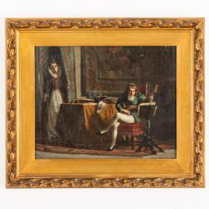 GORDIGIANI Michele 1830-1909,Suonatore di violino in un interno,Wannenes Art Auctions IT 2023-09-25
