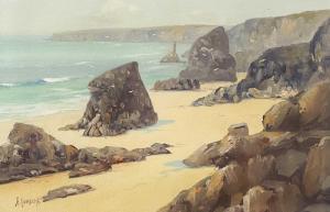 GORDON Harold 1800-1900,Bedruthan Steps,David Lay GB 2024-01-18