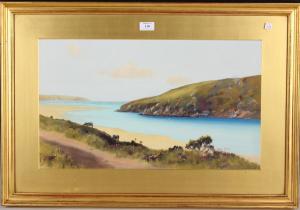 GORDON Harold 1800-1900,Cornish Coastal Landscape,20th century,Tooveys Auction GB 2022-02-16