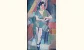 GORDON Jules 1908-1944,femme dans un fauteuil (1927),1927,Boisgirard & Associés FR 2004-11-22