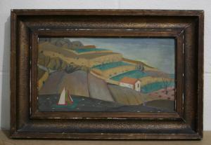 GORDON M,Provençal Landscape with Figures,1923,Tooveys Auction GB 2010-01-01