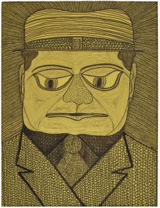 GORDON Ted 1924,UNTITLED (MAN WITH HAT),1981,Christie's GB 2024-03-01