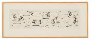 GORDY Robert 1933-1986,Figures in a Landscape,New Orleans Auction US 2023-04-22
