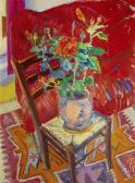 GORE Frederick 1913-2009,Incantation: Hibiscus and red sofa,1992,Bonhams GB 2014-06-03