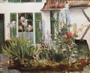 GORE William Crampton 1871-1946,VERY EARLY MORNING SKETCH IN MY GARDEN, MONTR,De Veres Art Auctions 2021-12-09