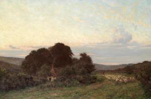 GORE William Henry 1880-1927,Herding Sheep,Bonhams GB 2017-07-25